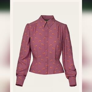 NWT Pheasant Blouse 38 (S)